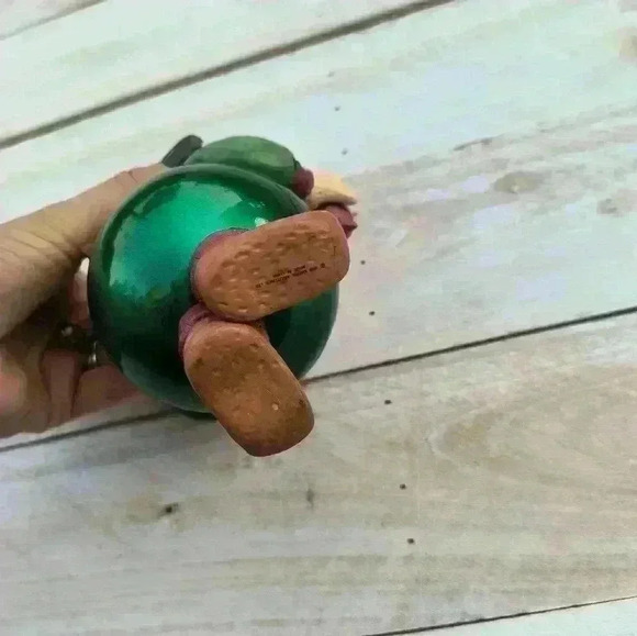 Vintage 90s Matrix Collections Santa Elf Bauble Christmas Ornament With Box - Picture 11 of 11